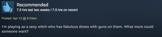 Illustration for article titled Bayonetta, As Told By Steam Reviews